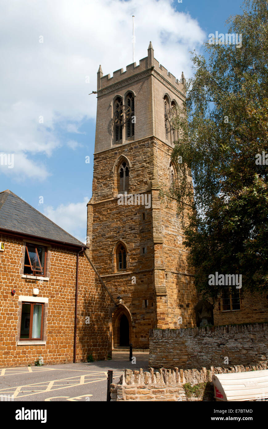 St. Peter and St. Paul`s Church, Moulton, Northamptonshire, England, UK